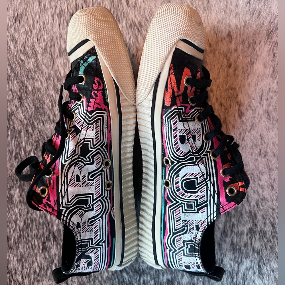 Burberry Colorful Graphic Sneakers